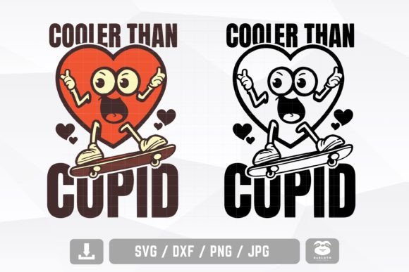 Cooler Than Cupid Svg, Valentine Svg