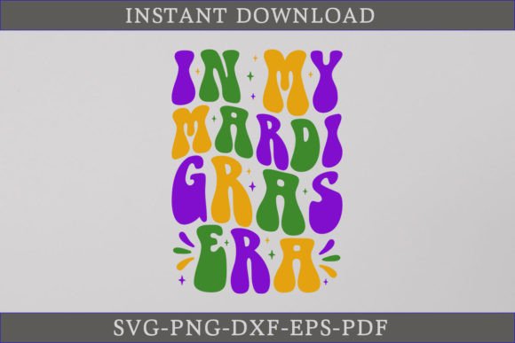 In My Mardi Gras Era Retro SVG Shirt