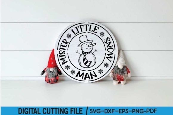 Little Mister Snowman Svg