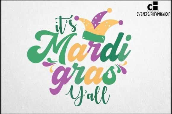 Mardi Gras Y’all SVG PNG