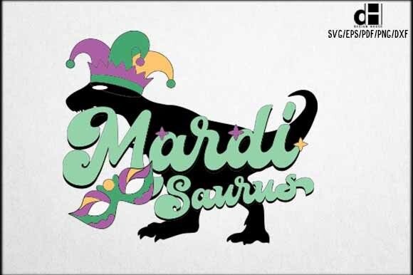 MARDI SAURUS SVG PNG EPS