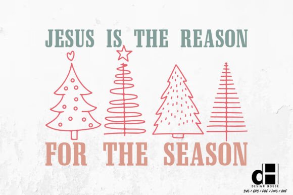 Merry Christmas Christian SVG PNG Jesus