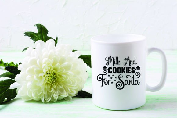 Milk and Cookies for Santa Svg