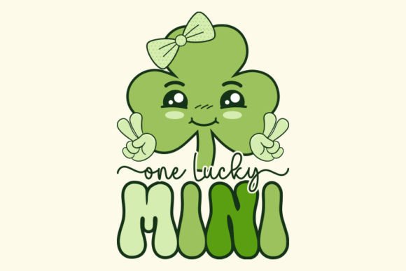 Retro St. Patrick's Day Svg, One Lucky