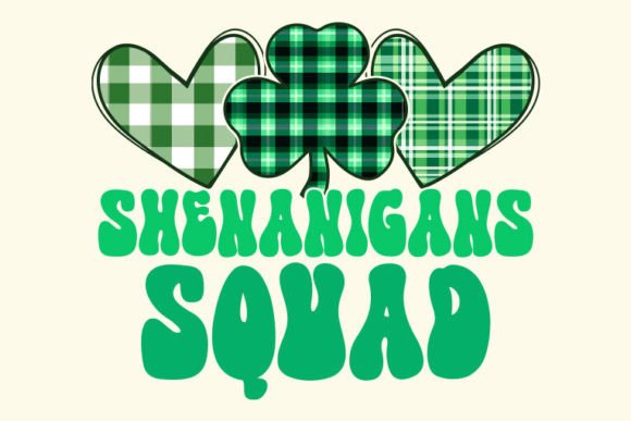 Retro St. Patrick's Day Svg, Shenanigans