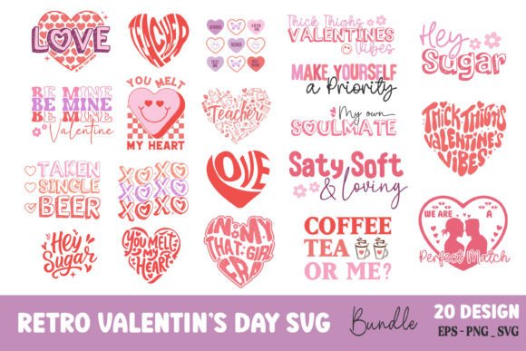 Retro Valentine's Day SVG Funny Quotes
