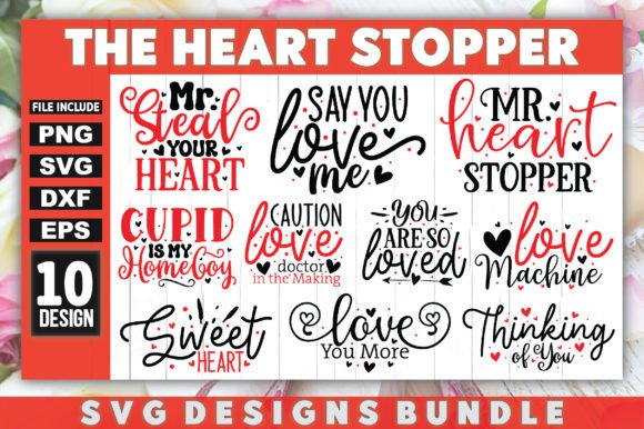 The Heart Stopper SVG Bundle